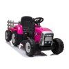 Elektrický traktor s přívěsem, 2.4GHz růžový 9