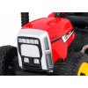 Elektrický traktor s přívěsem, 9.4GHz červený 9