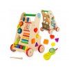 Kinderplay Dřevěné interaktivní chodítko