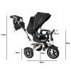 Dětská tříkolka TRIKE FIX III černá 3