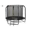 Zahradní trampolína SKY FLYER RING 4v1 444 cm BLACK 4