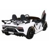 Elektrické autíčko Lamborghini SVJ DRIFT bílé 10