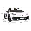 Elektrické autíčko Lamborghini SVJ DRIFT bílé 1