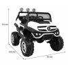Elektrické autíčko Mercedes Unimog S, 4x4, 12V Bílé 3