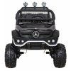 Elektrické autíčko Mercedes Unimog S, 4x4, 12V Černé 4