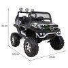 Elektrické autíčko Mercedes Unimog S, 4x4, 12V Maskáčové 4
