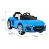 Elektrické autíčko Audi R8 Lift BLUE 6