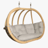 Závěsné křeslo Swing Pod Cream XL se stojanem CZILLO 4