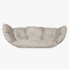 Závěsné křeslo Swing Pod Cream XL se stojanem CZILLO 7