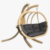 Závěsné křeslo Swing Pod Grafit XL se stojanem CZILLO 9