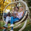 Závěsné křeslo Swing Pod Grafit XL se stojanem CZILLO 3