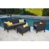 Zahradní rattanová sestava SALEMO 3 Grafit 5