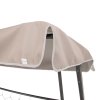 Univerzální stříška na houpačku 214x122 cm Cappucino PATIO 5