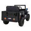 Dětský elektrický vojenský jeep willys SMALL 4x4 černý 9