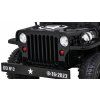 Dětský elektrický vojenský jeep willys SMALL 4x4 černý 13