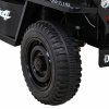 Dětský elektrický vojenský jeep willys SMALL 4x4 černý 15