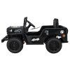 Dětský elektrický vojenský jeep willys SMALL 4x4 černý 5