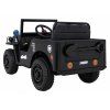 Dětský elektrický vojenský jeep willys SMALL 4x4 černý 6