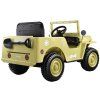 Dětský elektrický vojenský jeep willys SMALL 4x4 béžový 5