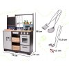 Dětská dřevěná kuchyňka Kruzzel KD6286 9