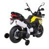 Dětská elektrická motorka BMW F850 GS žlutá 9