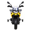 Dětská elektrická motorka BMW F850 GS žlutá 2