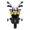 Dětská elektrická motorka BMW F850 GS žlutá 3