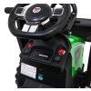 Dětský elektrický traktor STRONG s přívěsem zelený 13