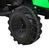 Dětský elektrický traktor STRONG s přívěsem zelený 18