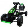 Dětská šlapací motokára Monster GREEN