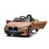 Elektrické autíčko BMW i4 zlaté 2