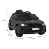 Elektrické autíčko Audi RS6 černé 2