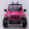 Elektrické autíčko Jeep Wrangler Rubicun lakované růžové