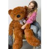 Velký plyšový medvěd Classico 160 cm tmavě hnědý 1