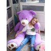 Velký medvěd XXL plyšák 160 cm fialový 3