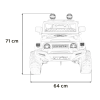Elektrické autíčko Toyota FJ Cruiser 4x4 bílé 3