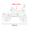 Elektrické autíčko Toyota FJ Cruiser 4x4 bílé 4