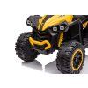 Dětská elektrická čtyřkolka XC-sport 2x45W žlutá 6