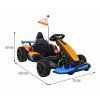 Dětská elektrická motokára McLaren Drift oranžová 1
