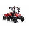 Elektrický traktor s přívěsem Blast 2x200W červený
