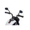 Elektrická motorka Chopper FASTER bílá řídítka