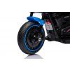 Elektrická motorka Chopper FASTER modrá kolo 1