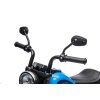 Elektrická motorka Chopper FASTER modrá 13