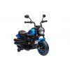 Elektrická motorka Chopper FASTER modrá 2