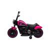 Elektrická motorka Chopper FASTER růžová profil