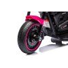 Elektrická motorka Chopper FASTER růžová kolo