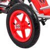 Šlapací čtyřkolka Go-Kart F8 červená kolo 1