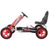 Šlapací čtyřkolka Go-Kart F8 červená 4