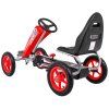 Šlapací čtyřkolka Go-Kart F8 červená 5