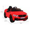 Elektrické autíčko BMW M5 Drift červené 24V 1